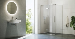 Ravak Cool! COPS fix fal króm, átlátszó