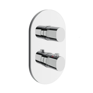 Ravak Chrome II CR II 067.00 termosztátos süllyesztett csaptelep - háromutas