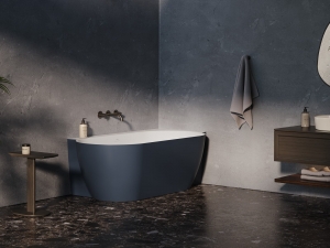 Ravak Freedom Corner II Tec Deepsea Blue/fehér kád