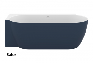 Ravak Freedom Corner II Tec Deepsea Blue/fehér kád