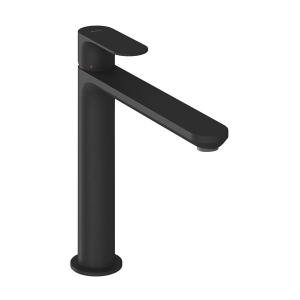 ELEGANTA 220 MM ÁLLÓ MOSDÓCSAPTELEP, LEERESZTŐ NÉLKÜL, Black Matt