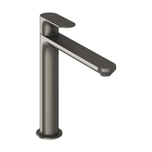 ELEGANTA 220 MM ÁLLÓ MOSDÓCSAPTELEP, LEERESZTŐ NÉLKÜL, Graphite Brushed