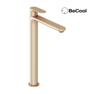 ELEGANTA 335 MM ÁLLÓ MOSDÓCSAPTELEP,BeCool funkcióval.  LEERESZTŐ NÉLKÜL, Rose Gold Brushed