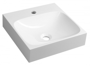 EMONA öntöttmárvány mosdó, 40x40cm