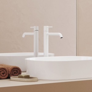 ESPIRIT 340 MM ÁLLÓ MOSDÓCSAPTELEP, LEERESZTŐ NÉLKÜL, WHITE VELVET