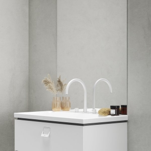 ESPIRIT 270 MM HÁROMFURATOS ÁLLÓ MOSDÓCSAPTELEP, White Velvet