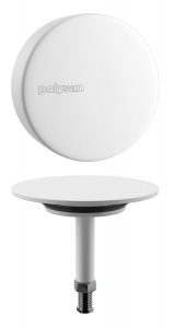 POLYSAN leeresztőszett kád le- és túlfolyóhoz, fehér (71891.10)