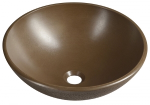 FORMIGO betonmosdó, átm:41cm, sötét barna -BEMUTATÓ TERMÉK