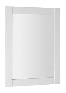 AQUALINE FAVOLO keretes tükör, 60x80cm, matt fehér (FV060)