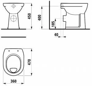 Jika LYRA Plus álló wc