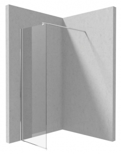 Deante KERRIA PLUS Zuhanyfal, walk-in, króm