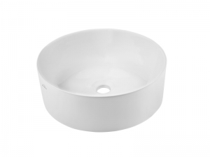 Invena KETO mosdókagyló, kerek, asztali, átmérő 42 cm, fehér