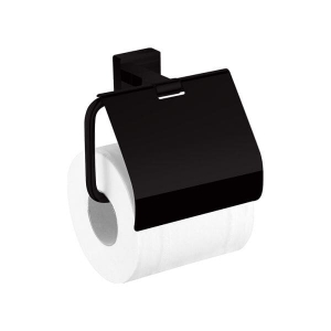 KR-08b wc-papírtartó, fekete