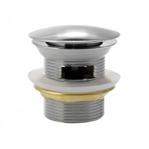 AQUALINE klik-klak kádlefolyó, nagy dugóval, 5/4, 10-40mm, 60mm, króm (TF5005)