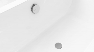 POLYSAN kád le- és túlfolyó, kádtöltővel, bovdenes, 1200mm, átm.:72mm, króm (71857)