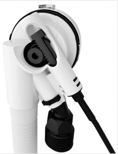 POLYSAN MARBLE kád le- és túlfolyó, kádtöltővel, bovdenes, 800mm, króm (11052)