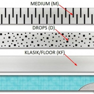 Mofém LINEAR 650 zuhanyfolyóka