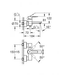 Grohe Lineare egykaros kád- és zuhanycsap