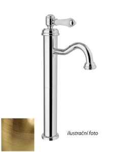 LONDON II mosdó csaptelep vysoká leeresztő nélkül, bronz (LO41477BR/S)