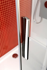 Polysan Lucis Line zuhanykabin eltolható ajtó + fix oldalfallal