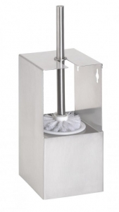 BEMETA NIVA fali WC-kefetartó, 130x353x120mm, INOX