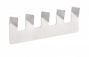 BEMETA NIVA fogas, 180x70x22mm, INOX