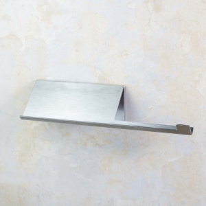 BEMETA NIVA WC-papírtartó, polc résszel, 270x58x83mm, INOX