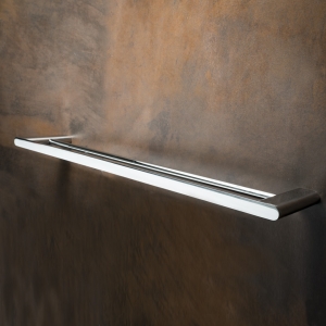BEMETA ORGANIC fali dupla törölközőtartó, 640x20x124mm, króm