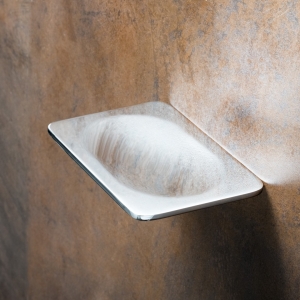BEMETA ORGANIC fali szappantartó, 120x28x85mm, króm