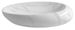 Sapho DALMA kerámiamosdó, 68x44x16,5cm, fehér márvány