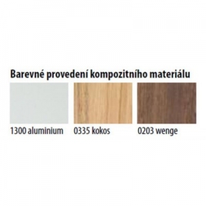 FLAT CUBE zuhanypanel 200x40 cm, wenge (80720-0203)