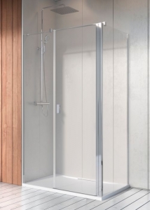 Radaway Nes KDS II aszimmetrikus nyílóajtós szögletes zuhanykabin