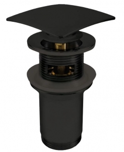 Deante CLICK-CLACK Leeresztő mosdókagylóhoz, vagy bidé, hüvellyel, univerzális, nero