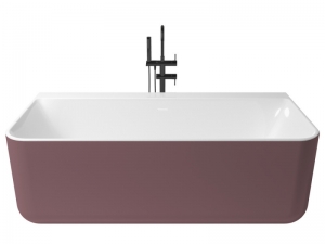 Zenon Kivu Wall Rosa Metallic/Blanco Brillo kád