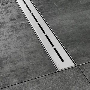 Runway Rozsdamentes acél zuhanyfolyóka, térbe, króm színű