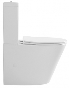 PACO RIMLESS kombi WC alsó/hátsó kifolyású, tartállyal, ülőke nélkül