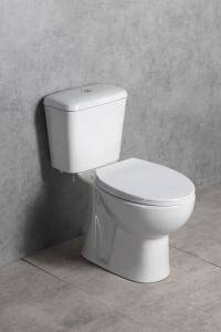 AQUALINE MANUEL monoblokkos WC, alsó kifolyású, duálgombos öblítőmechanikával, 38x66cm