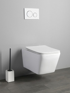 PORTO RIMLESS fali WC, ülőke nélkül, 36x52cm (PZ102WR)