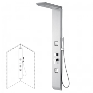 Wellis Lucia sarok zuhanypanel (WZ00084+AC00673+AC01266)