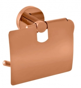 Colorado szálcsiszolt bronz Fürdőszobai kiegészítő WC-papírtartó fedéllel