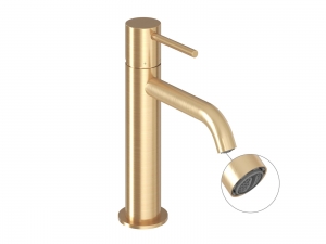 ESPIRIT 190 MM ÁLLÓ MOSDÓCSAPTELEP, LEERESZTŐ NÉLKÜL, Gold Brushed