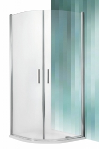 Roltechnik Tower Line TR1 íves zuhanyzó,transparent üveggel, többféle profillal