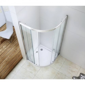 Balneum Royal  íves zuhanykabin 6mm-es nano vízlepergető matt üveggel 90