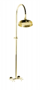 ANTEA zuhanyoszlop, fejzuhannyal, csaptelep nélkül, arany (SET015)