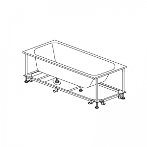 LUNART Pacific 170 akril kádhoz fém tartószerkezet