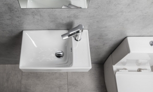 NUALI fali kerámiamosdó, 50X30cm