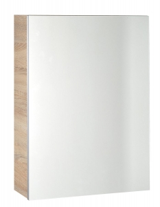 AQUALINE VEGA tükrösszekrény, 50x70x18cm, platinatölgy (VG850)