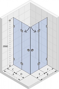 SCANDIC X207 zuhanykabin