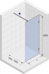 SCANDIC X400 zuhanyfal