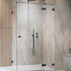 Radaway Essenza Pro Brushed GunMetal KDJ szögletes szálcsiszolt fegyvermetál zuhanykabin